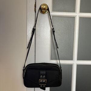 Ganni Black Bucky Camera Crossbody Bag